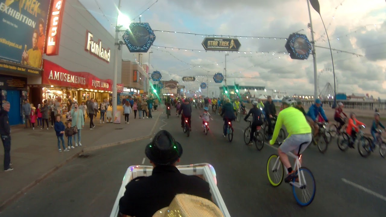 Blackpool Ride the lights 2017 from the Rocket 2