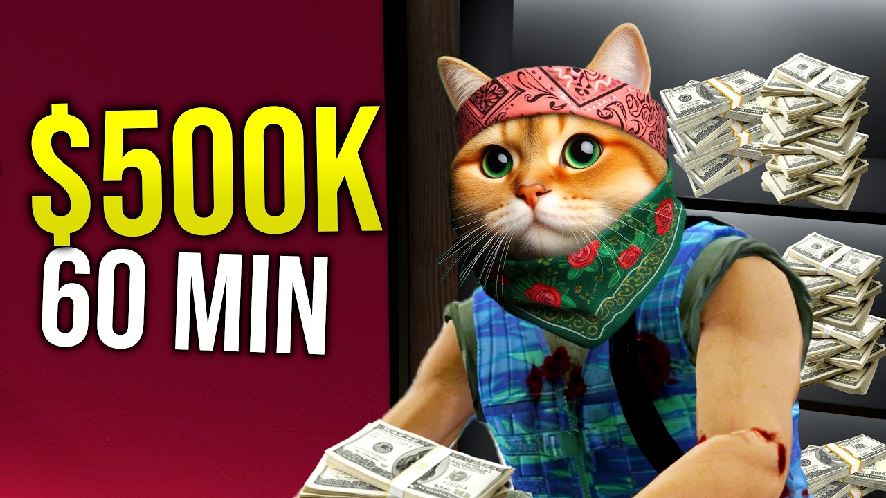 $500k w 60 minut💰NAJSZYBSZY SOLO dla NOWYCH w GTA 5 Online!