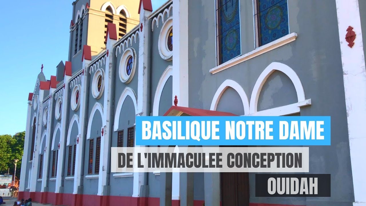 First catholic church in benin!!! BASILICA OF THE IMMACULATE CONCEPTION, Ouidah/ BENIN TOUR PART 2