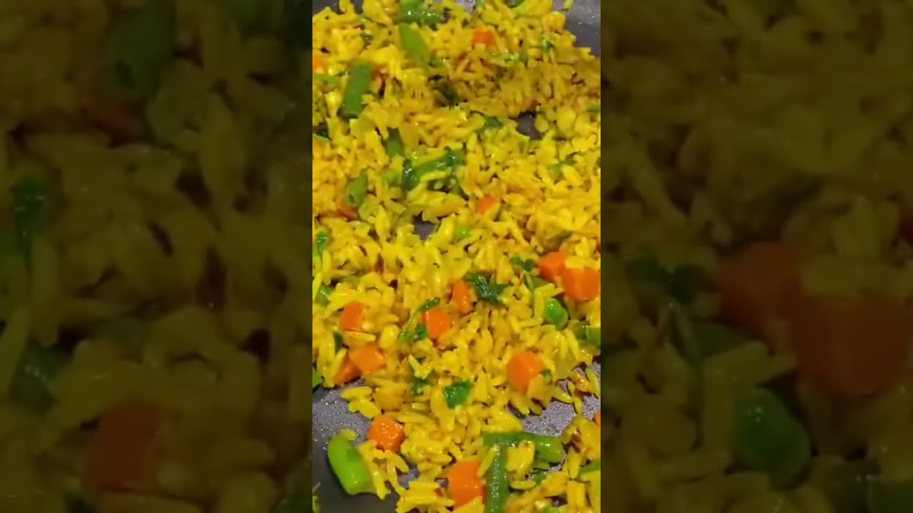 Turmeric fried Rice.Easy and Delicious.