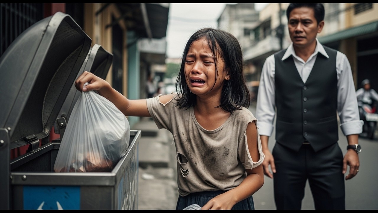 Single dad, nakakita ng batang naghahalungkat ng basura sa Pasko—ang katotohanan ay nakagulat.