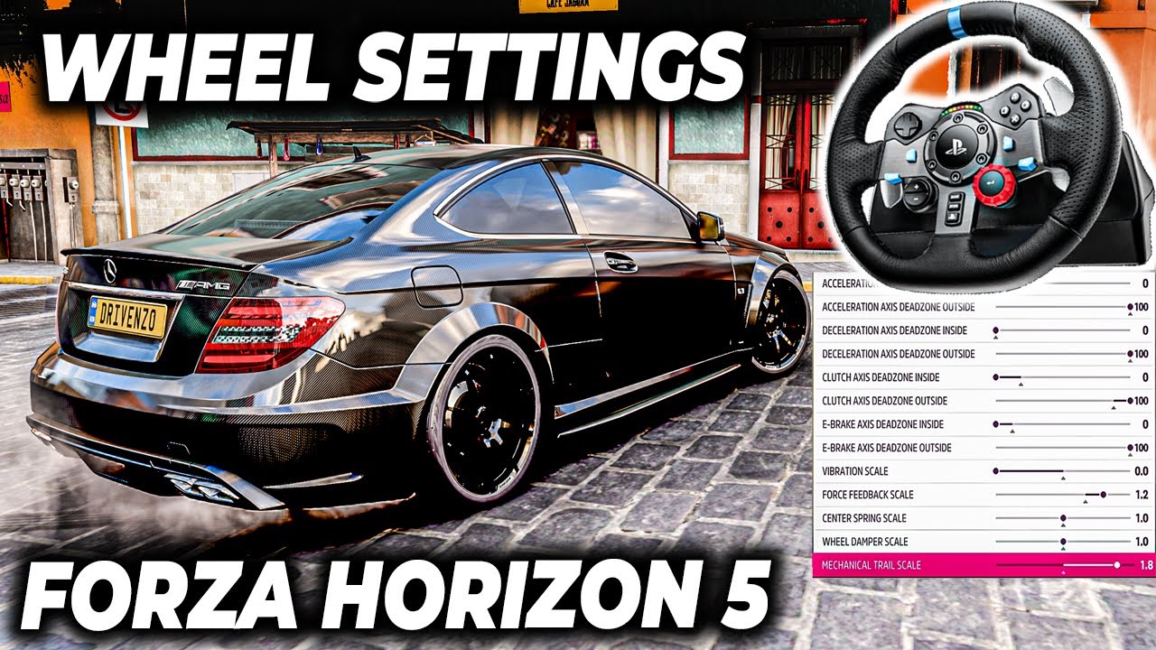 Forza Horizon 5 - Steering Wheel SETTINGS (Logitech G29/920/923)