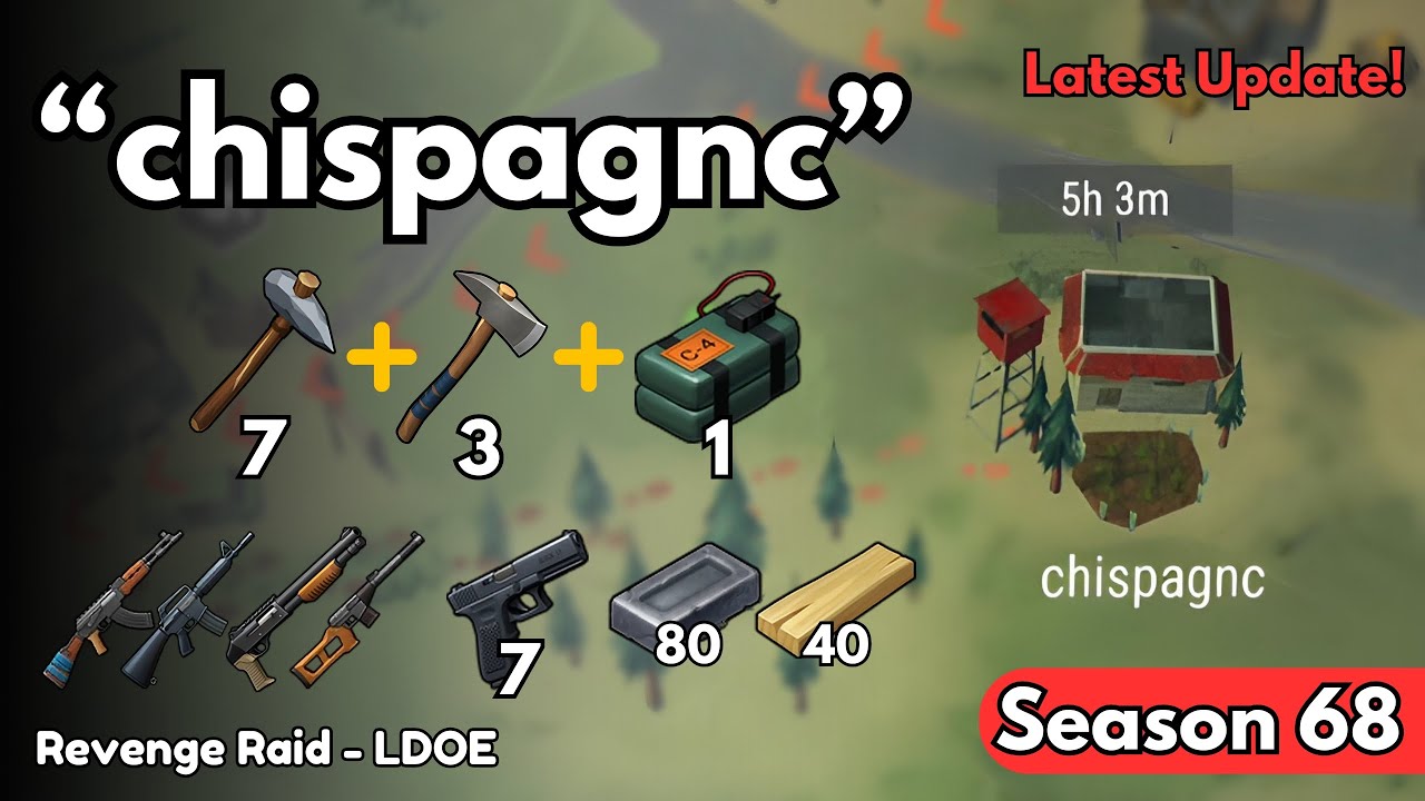 LDOE Raid Chispagnc, Latest Update!, Last Day on Earth Survival