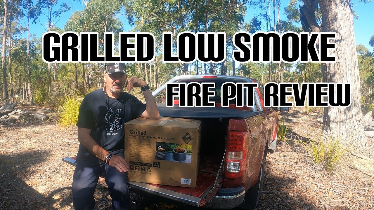 Grilled low smoke fire pit review