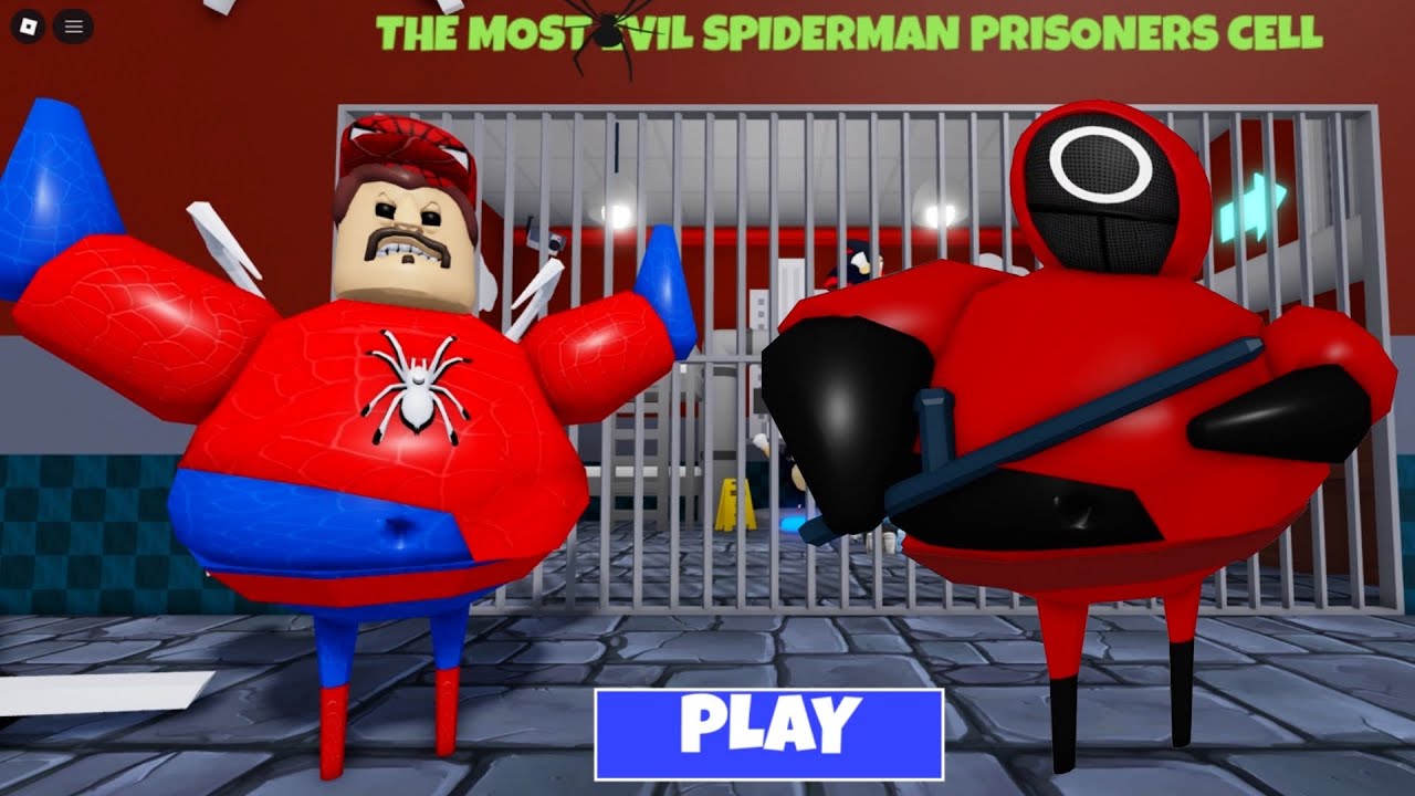 Can I Escape SPIDERMAN BARRY'S PRISON RUN?! 