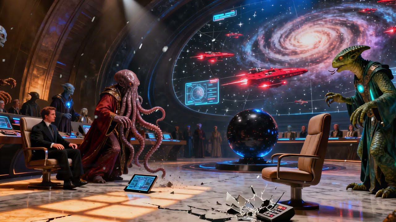 The Galaxy Council,s Panics as Human,s Cut Off All Diplomacy   HFY   HFY Sci Fi Story