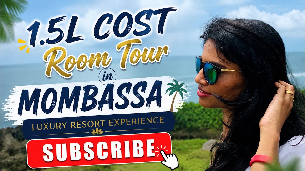 Mombasa Luxury Stay | 40,000 KES/Night Travellers Beach Room Tour | Jency’s Diary Style