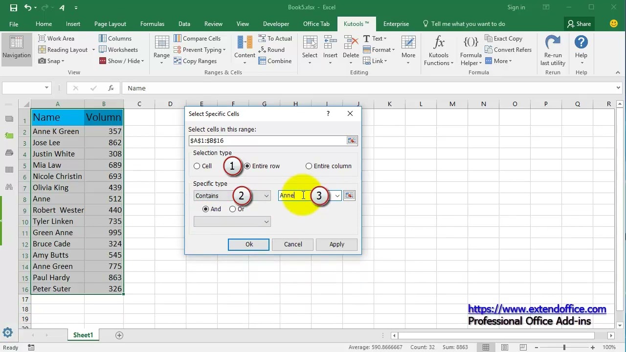 How to countif partial string/ substring match in Excel
