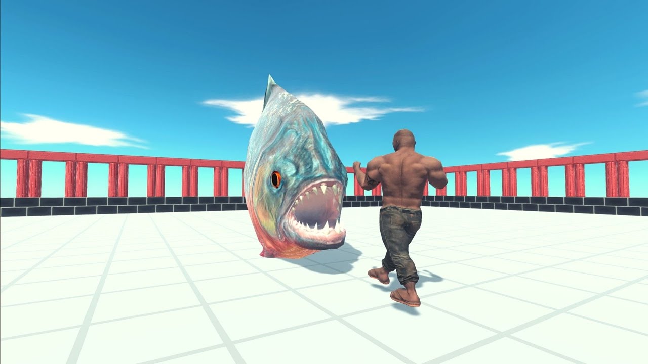 Giant Strong Piranha Vs Every Unit ARBS | Animal Revolt Battle Simulator