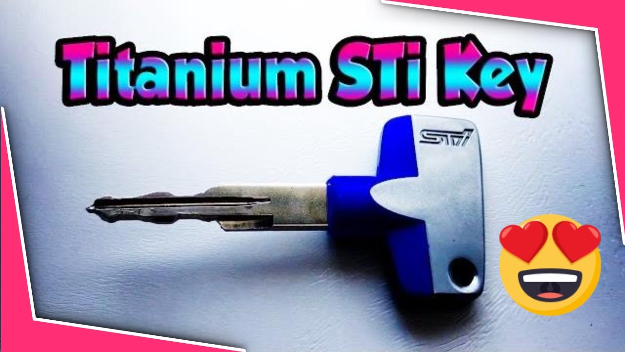 Subaru Impreza Titanium STi Key
