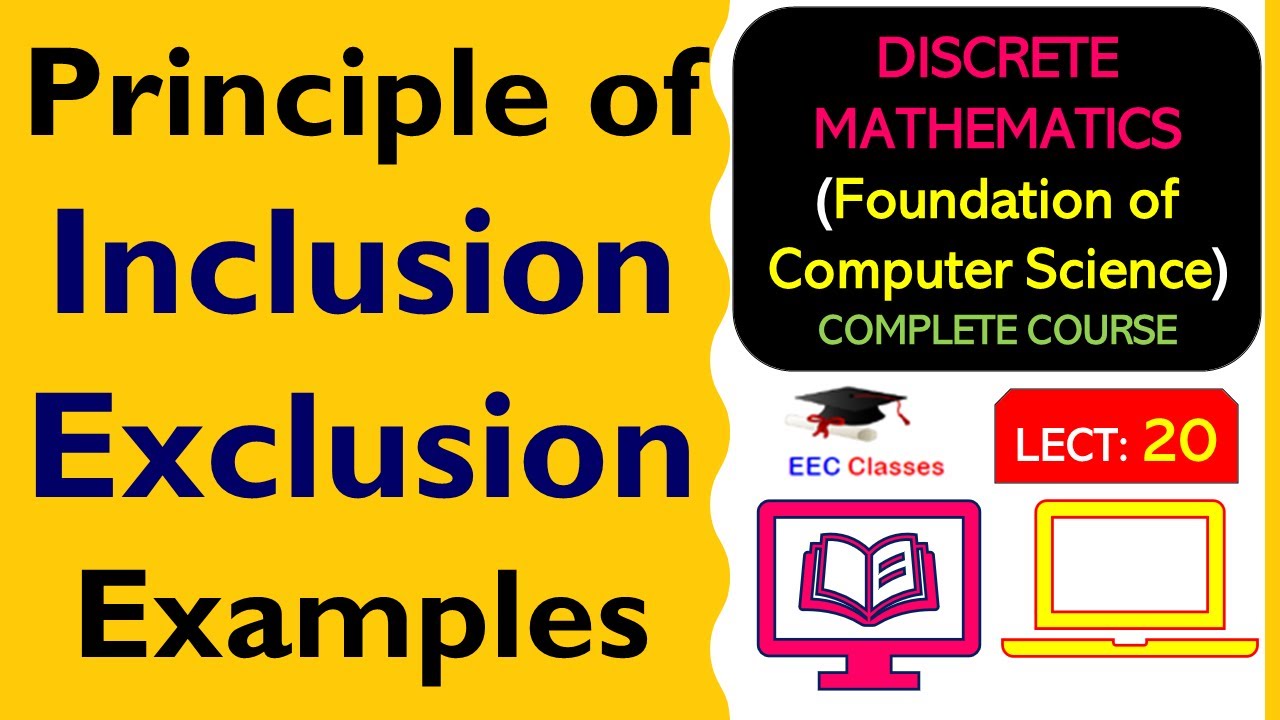 L20: Principle of Inclusion Exclusion | Examples | Discrete Mathematics Lectures in Hindi