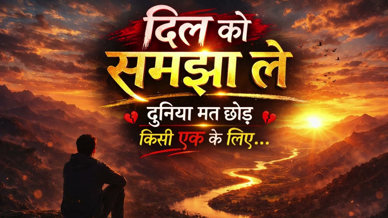 दिल को समझा ले Dil Ko Samjha Le | Heart Touching Hindi Song | Soulful Song | Motivational Song#song
