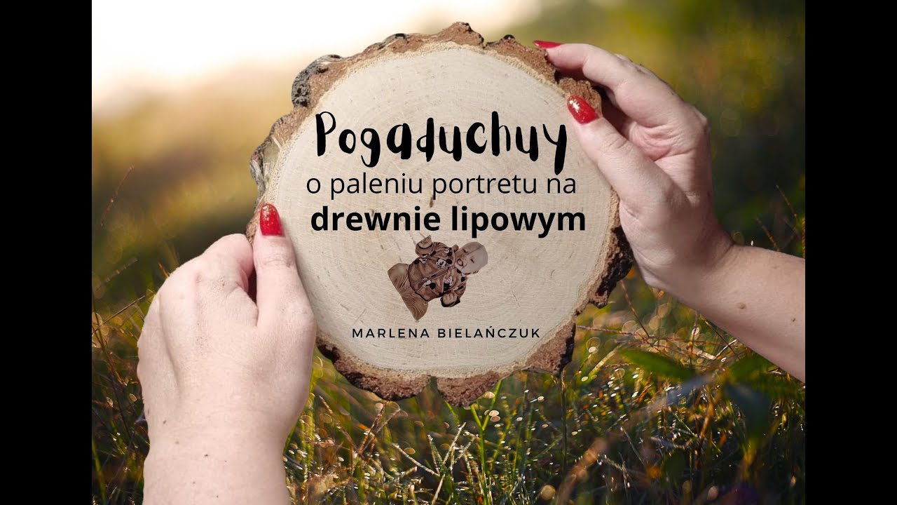 Pirografia - portret wypalany na drewnie lipowym - Pyrography - portrait on linden wood