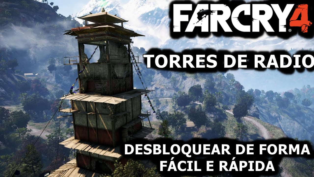 FAR CRY 4 - DESBLOQUEANDO TODAS AS TORRES DE RÁDIO EM UMA PARTIDA