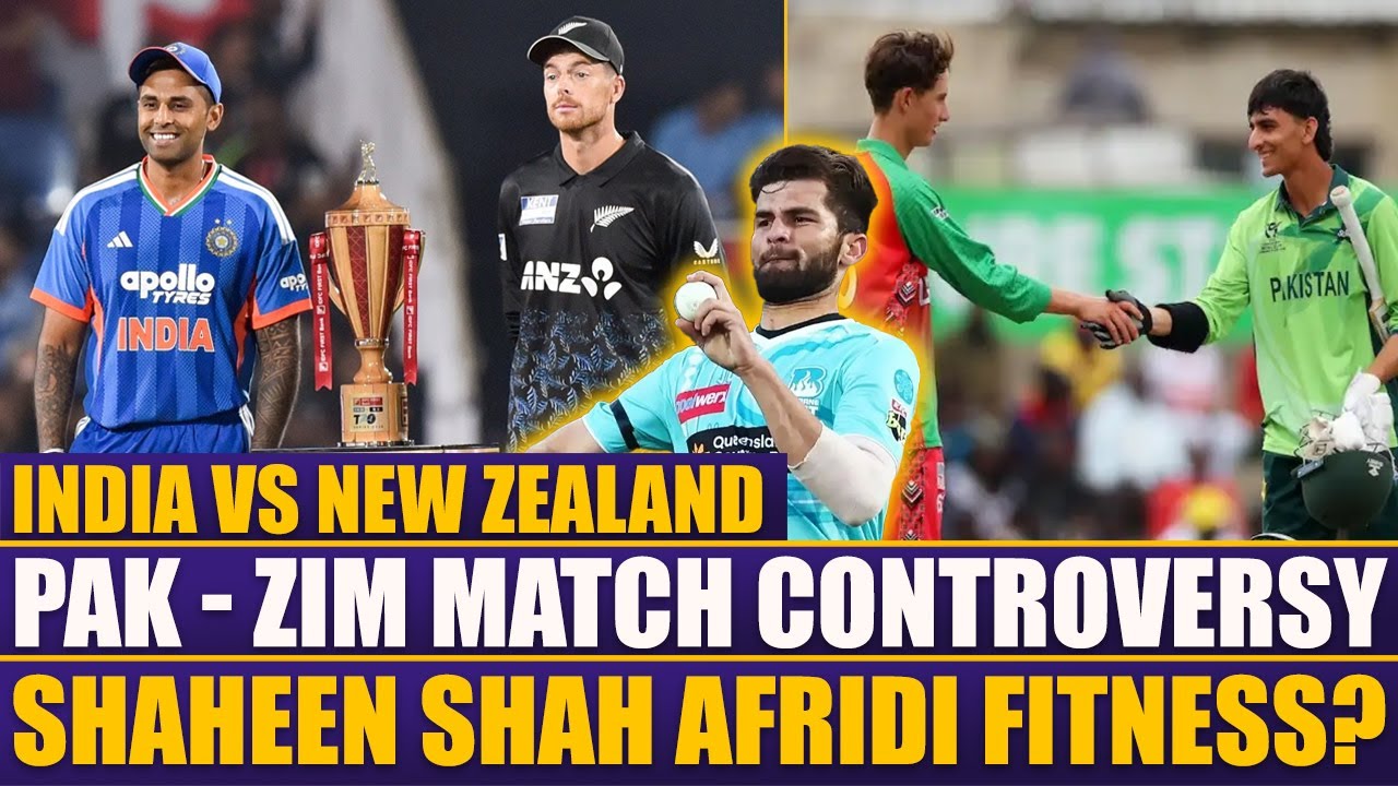 Pak vs Zim U19 Slow Run Chase Controversy | Shaheen Shah Afridi Fitness | Sports Roundup