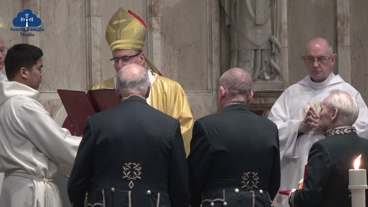 The Investiture of Charles McCluskey as a Papal Knight of the Order of St Gregory.