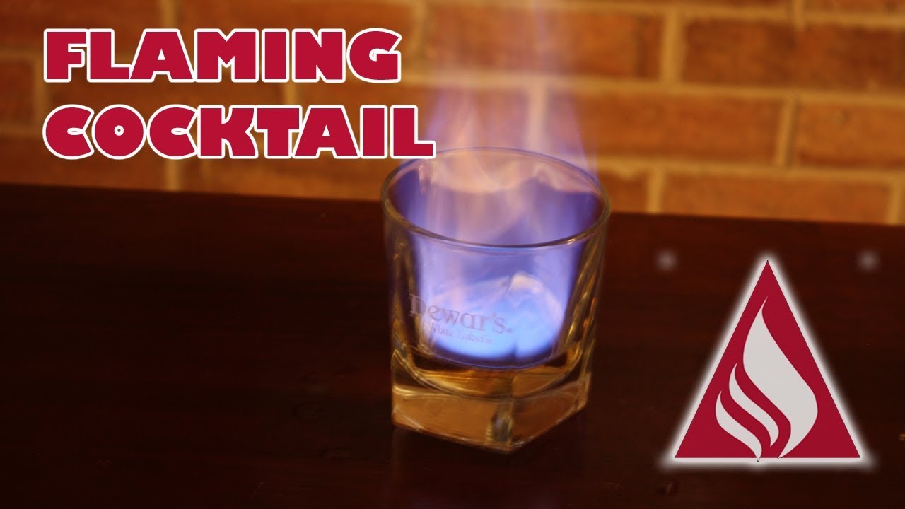 How To Make a FLAMING COCKTAIL WATERFALL//BRYAN KENNEDY