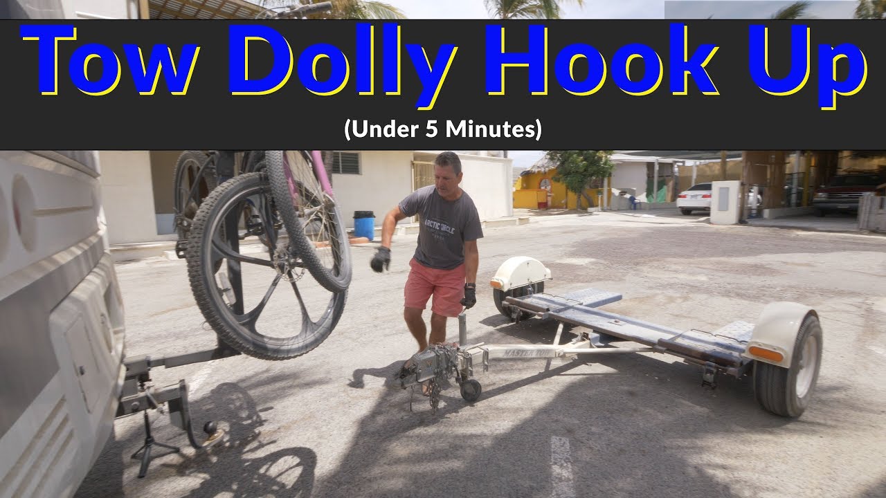 EASY Tow Dolly Hook Up & Load Vehicle in 5 Minutes by Yourself