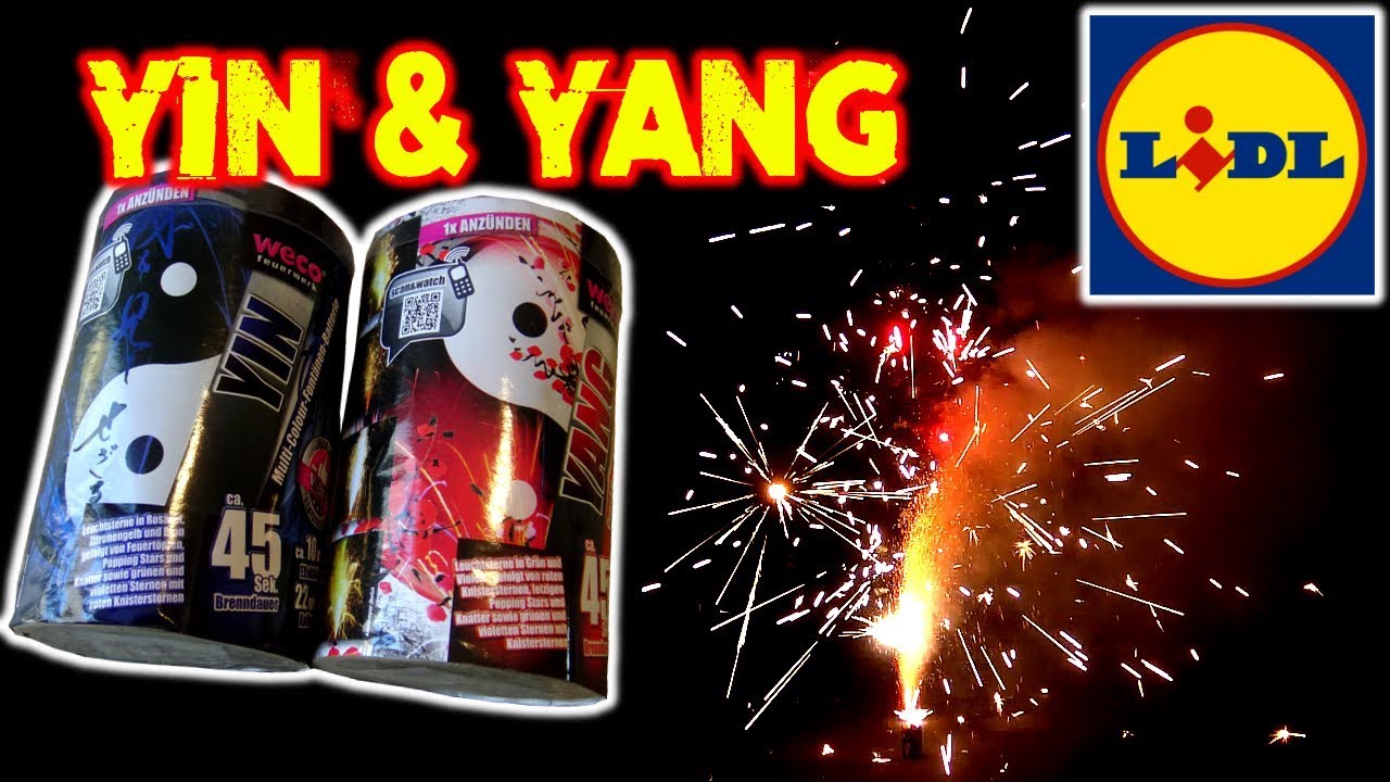 WECO YIN UND YANG | Je 4,99&euro; | LIDL Feuerwerk