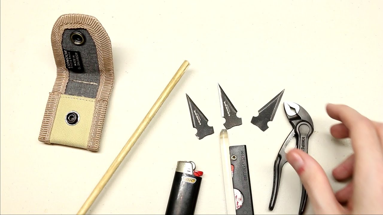 Survival Arrowhead Set Saighead from Condor TK