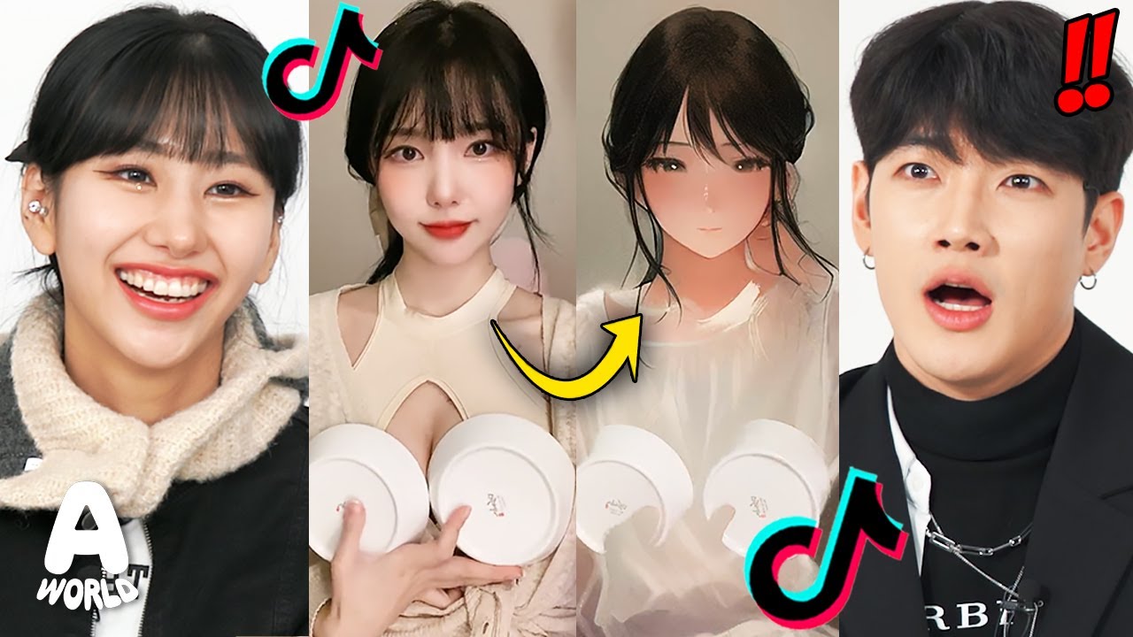 Boy VS Girl Try AI Anime Filter TikToks For The First Time!