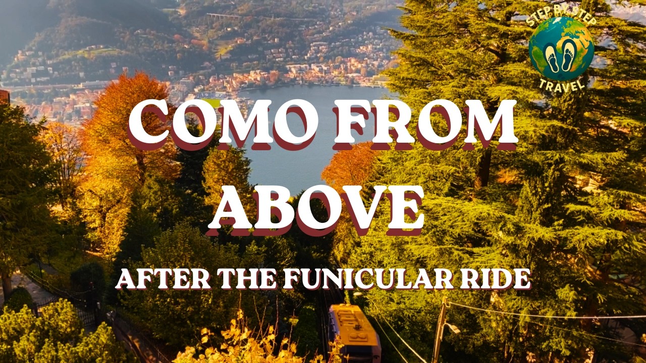 Como From Above -- The View After the Funicular Ride 🚡