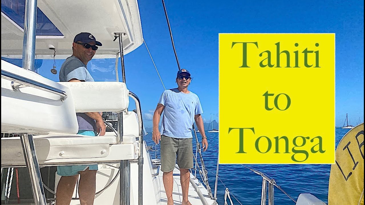 Sailing catamaran from Tahiti to Moorea, Bora Bora and Tonga.