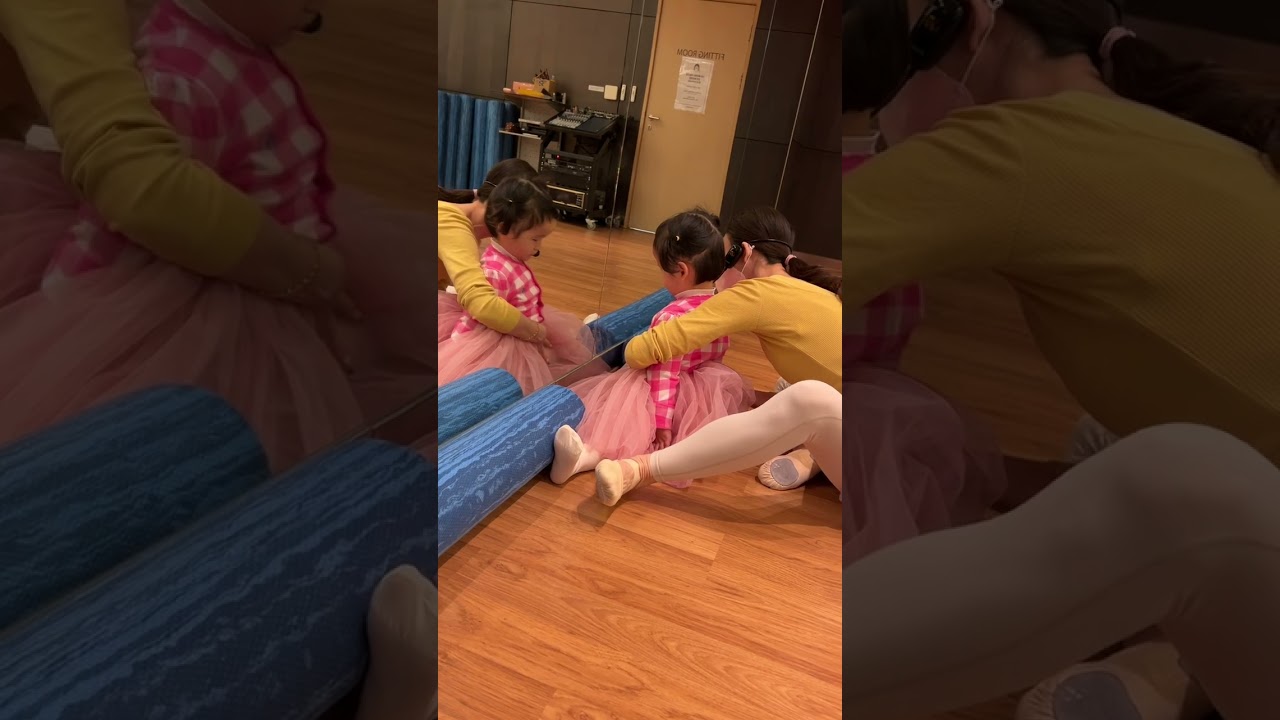 베리 문화센터 발레 다리찢기