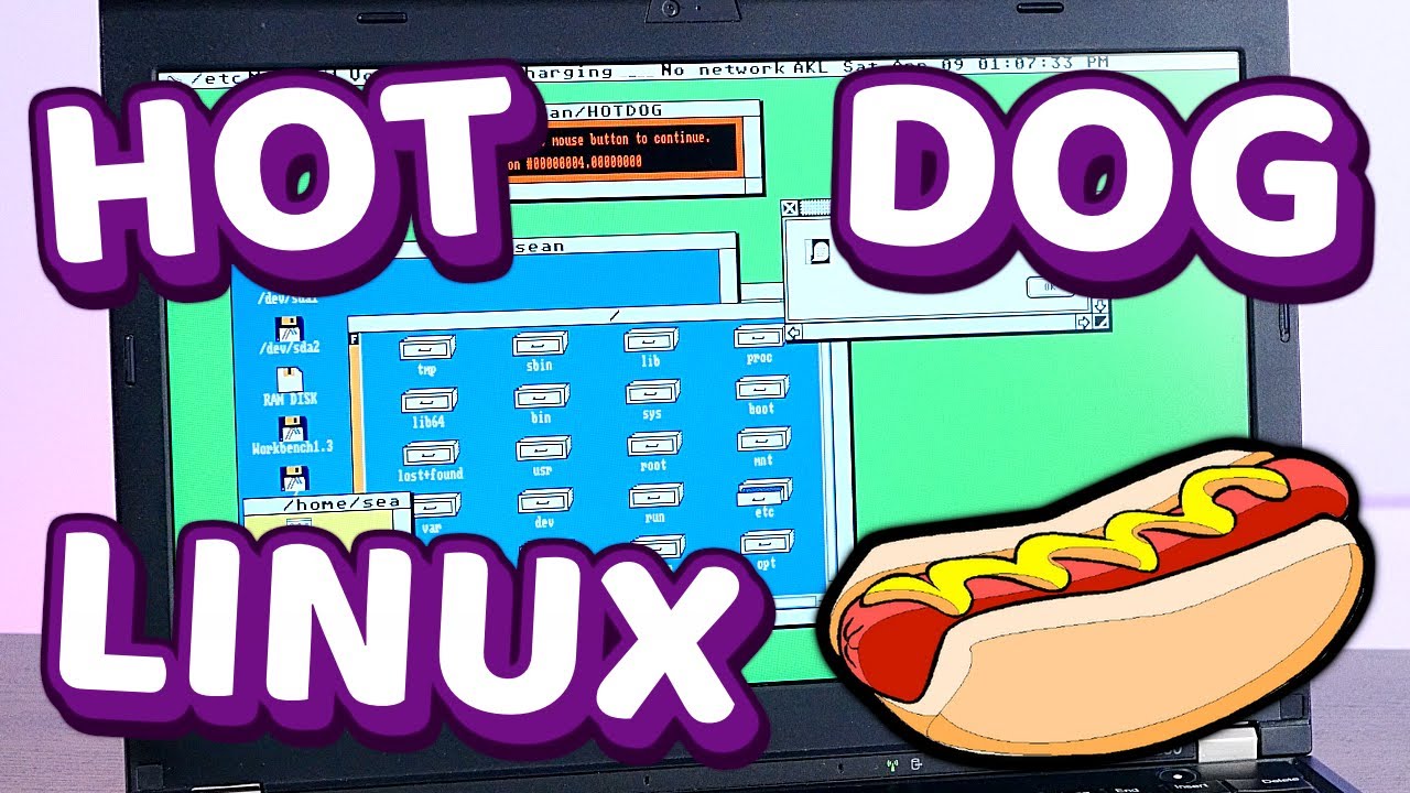 HOT DOG Linux is a Retro Computing Fever Dream