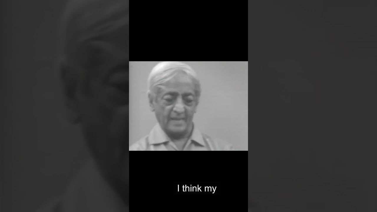 How to overcome fear and anxiety | J. Krishnamurti