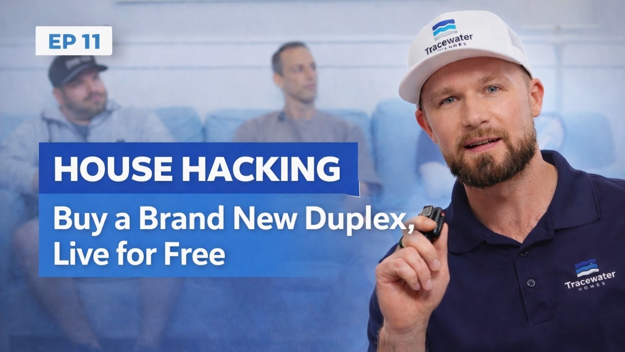 Tracewater Homes Podcast Ep.11 | House Hacking: Buy a Brand New Duplex, LIVE FREE