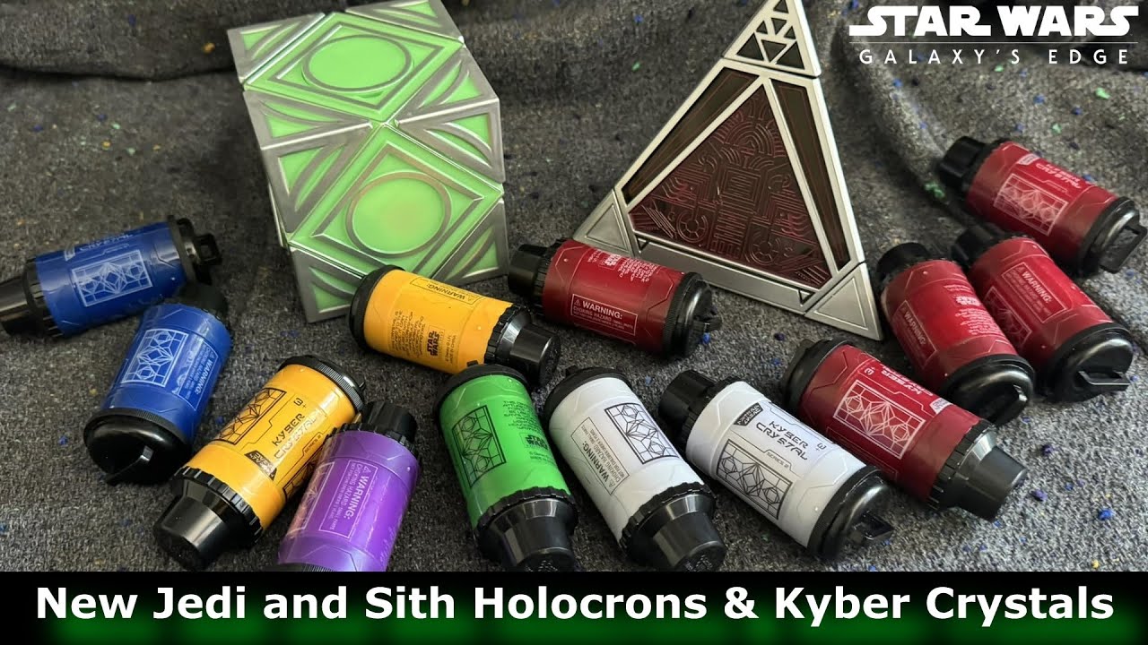 Star Wars Galaxy’s Edge -  New Jedi and Sith Holocrons V2 ( 2024 Release )