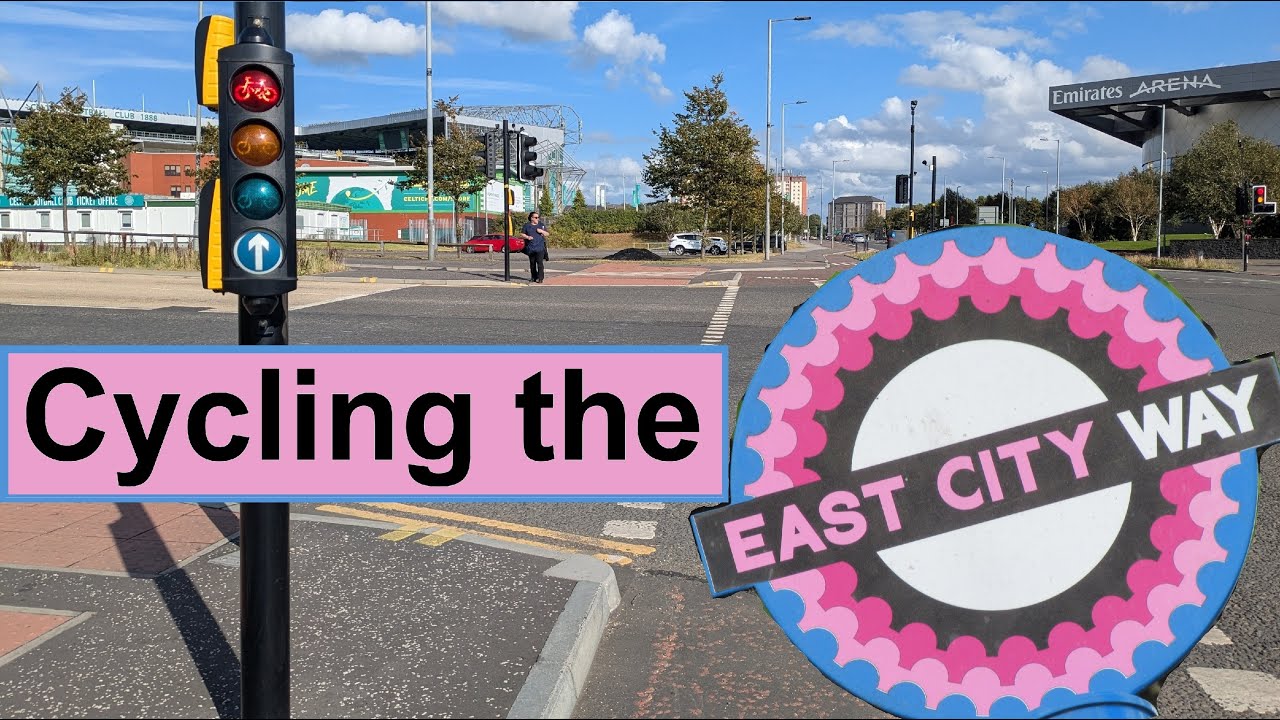 Cycling the East City Way (ECW) including Glasgow Green // Glasgow // August 2025