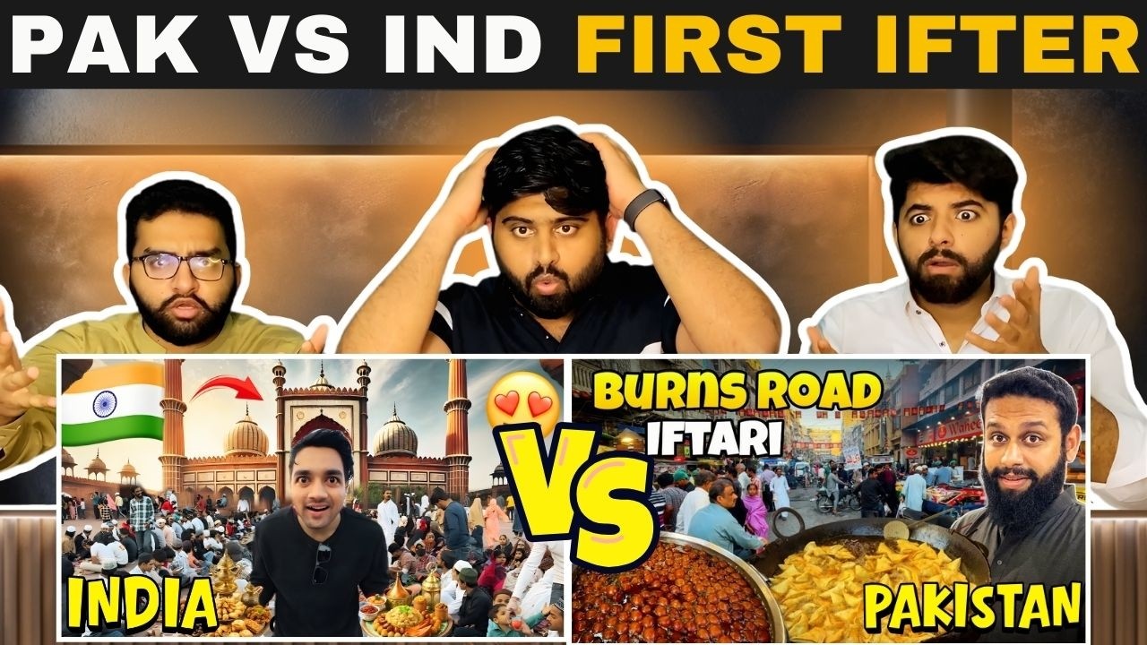 Pakistani reaction on India vs Pakistan Iftari Street Food Comparison 🌙🍽️🔥