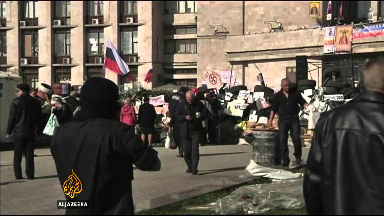 Tension raised in Ukraine's Donetsk region