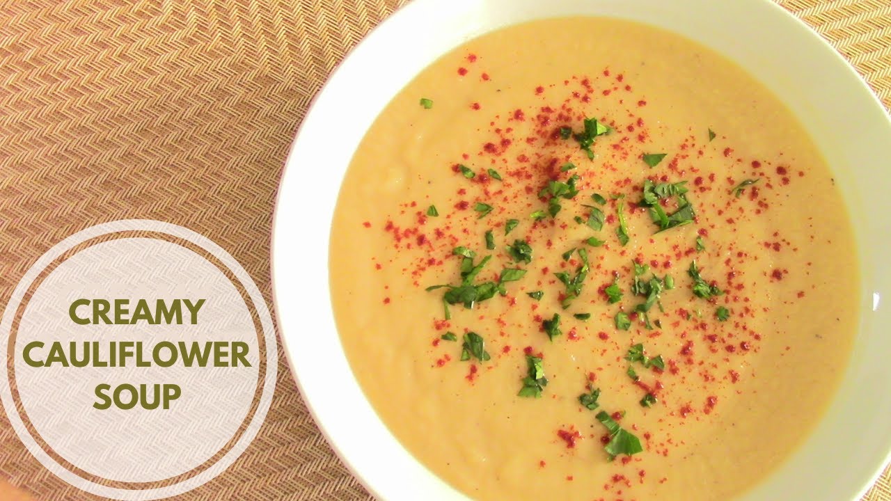 Cauliflower Soup | Gluten Free | Relaxing cooking