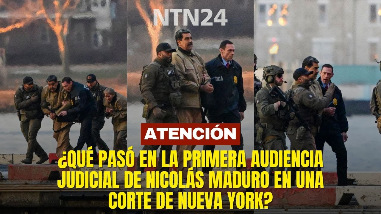 &iquest;Qu&eacute; pas&oacute; en la primera audiencia judicial de Nicol&aacute;s Maduro en una corte de Nueva York?