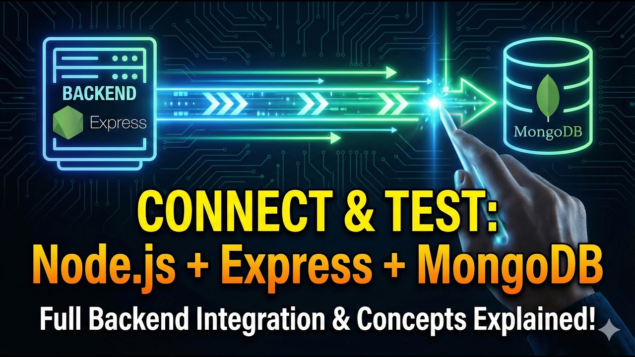 Node.js & MongoDB Connection Tutorial | Express JS Backend Concepts Explained
