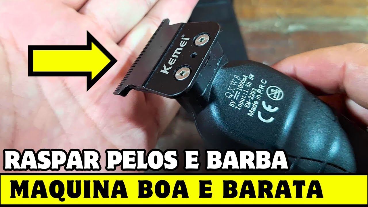 Depois de Muitos Anos Encontrei a MELHOR Maquina para Raspar Pelos Barba e Cabelo!