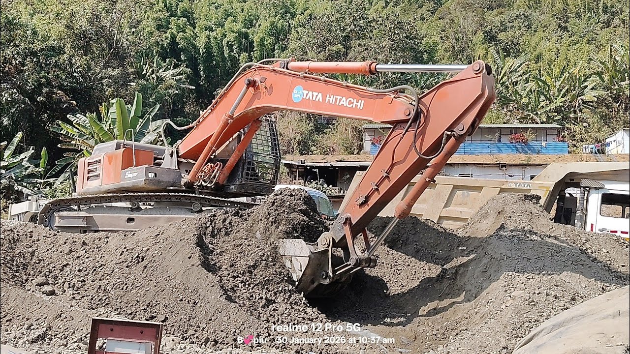 #viralloadingvideo  WMM. Stone 🪨 Tipper me loading TATA #excavator work 🥵 video 