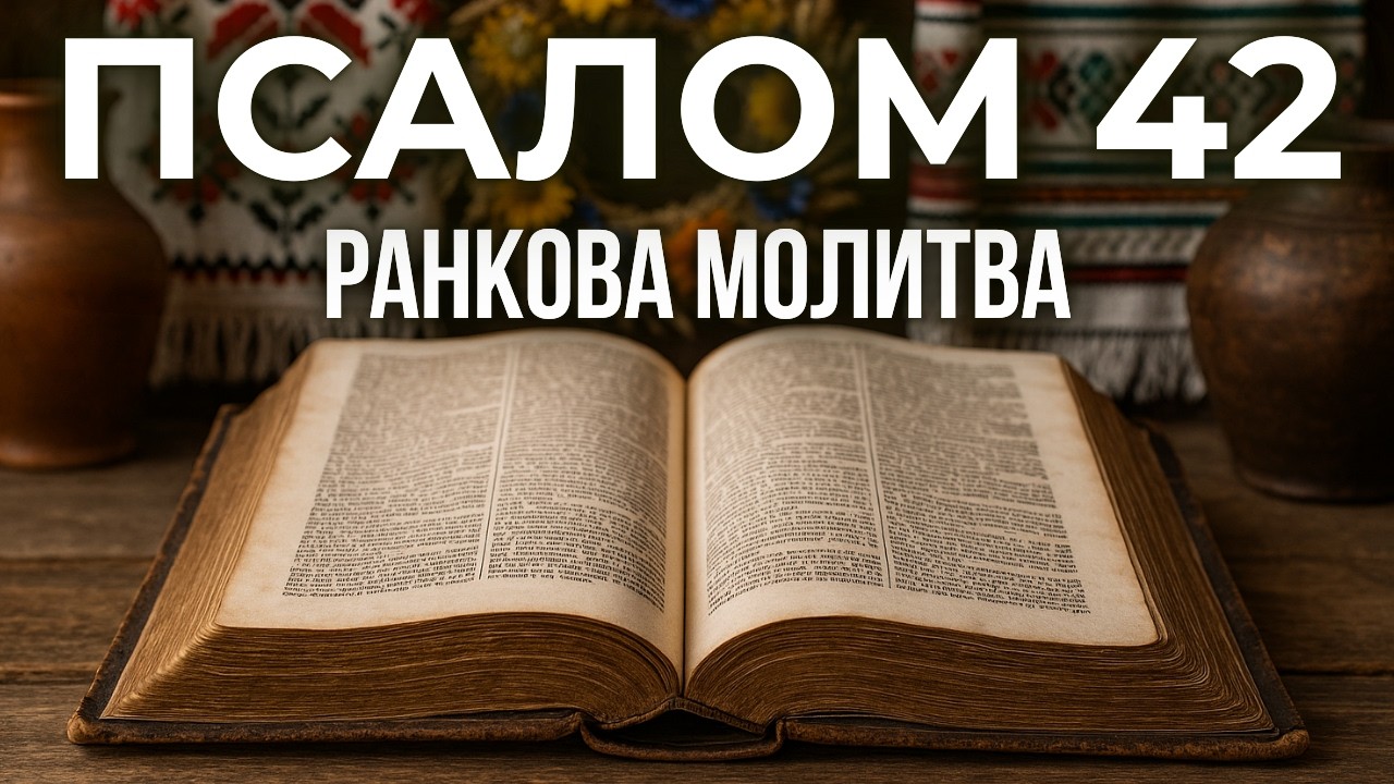 ПСАЛОМ 42 | Молитва Коли душа в темряві | Ранкова Молитва на кожен день