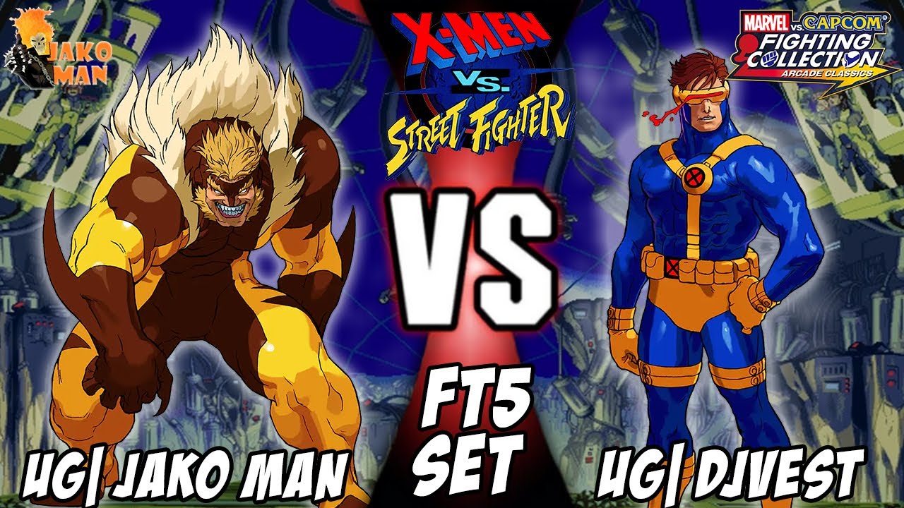 MVC Fighting Collection: X-Men VS Street Fighter - UG| Jako Man VS UG| DJVest FT5 Set