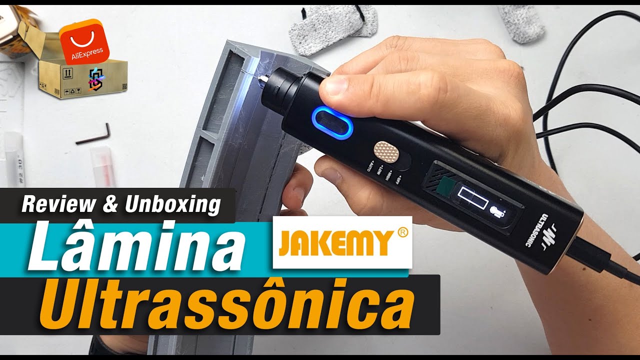 Lâmina Ultrassônica Jakemy JM-Y10 - Boa e Barata! Review e unboxing