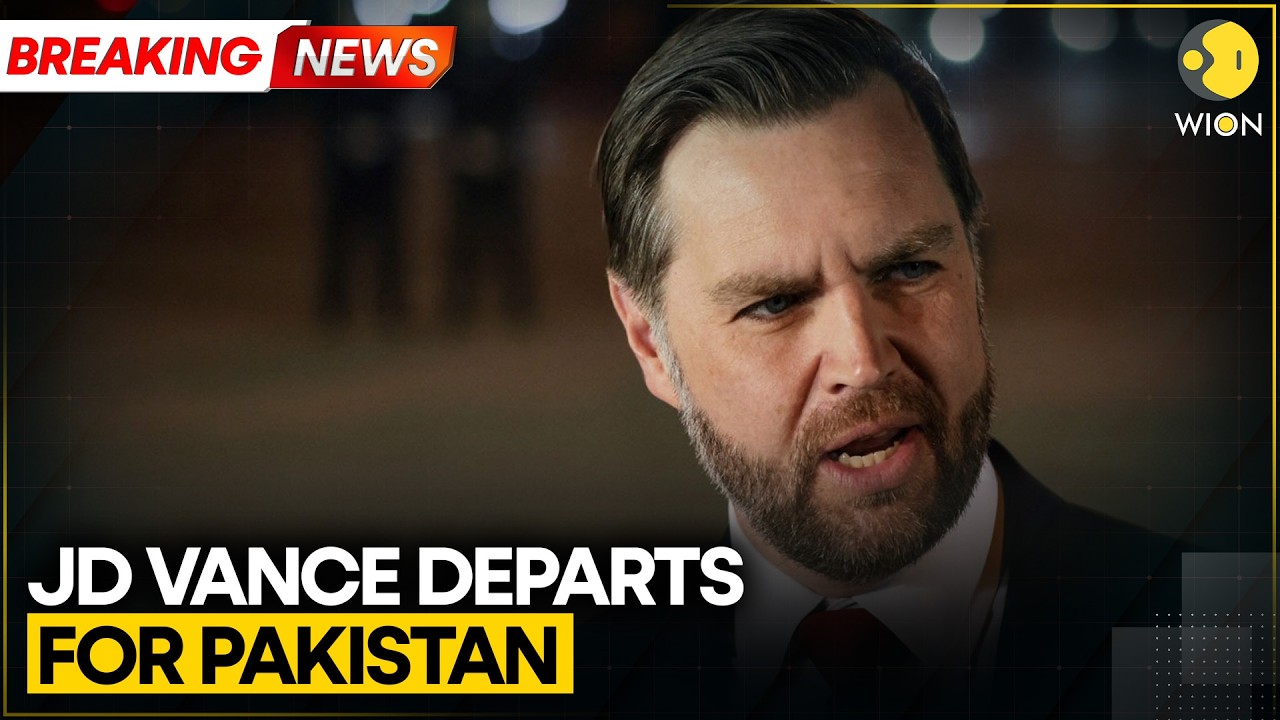 US Vice President JD Vance Travels To Pakistan For US-Iran Talks | WION BREAKING
