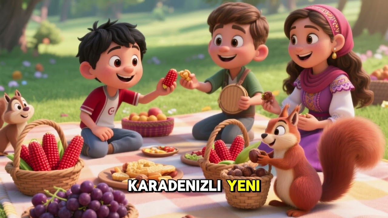 Meyve Treni Karadeniz Yaylalarında! 🌲 Horon Tepiyoruz, Fındık Topluyoruz! 🐿️