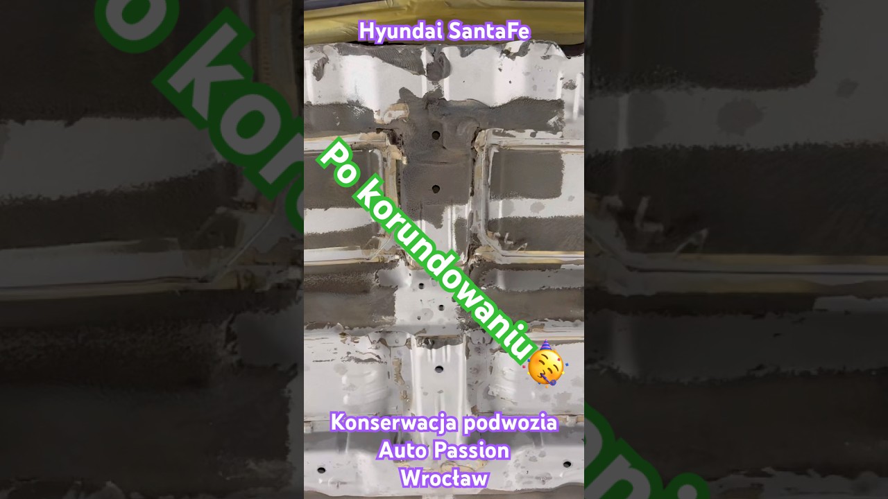 Hyundai SantaFe  ponpiaskowaniu  - konserwacja podwozia Auto Passion Wrocław #shorts #automobile