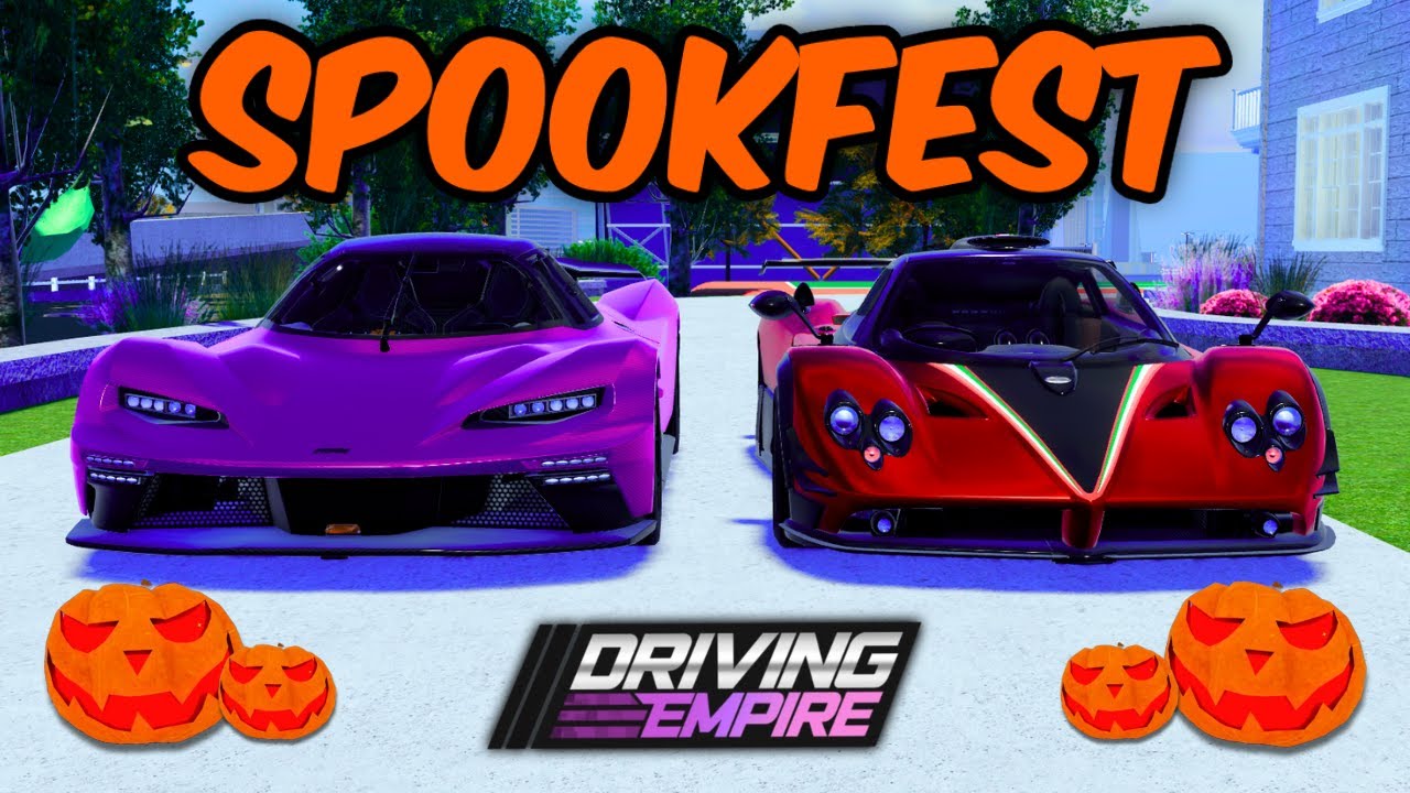 Разблокируйте ВСЕ в событии Хэллоуина в Driving Empire!
