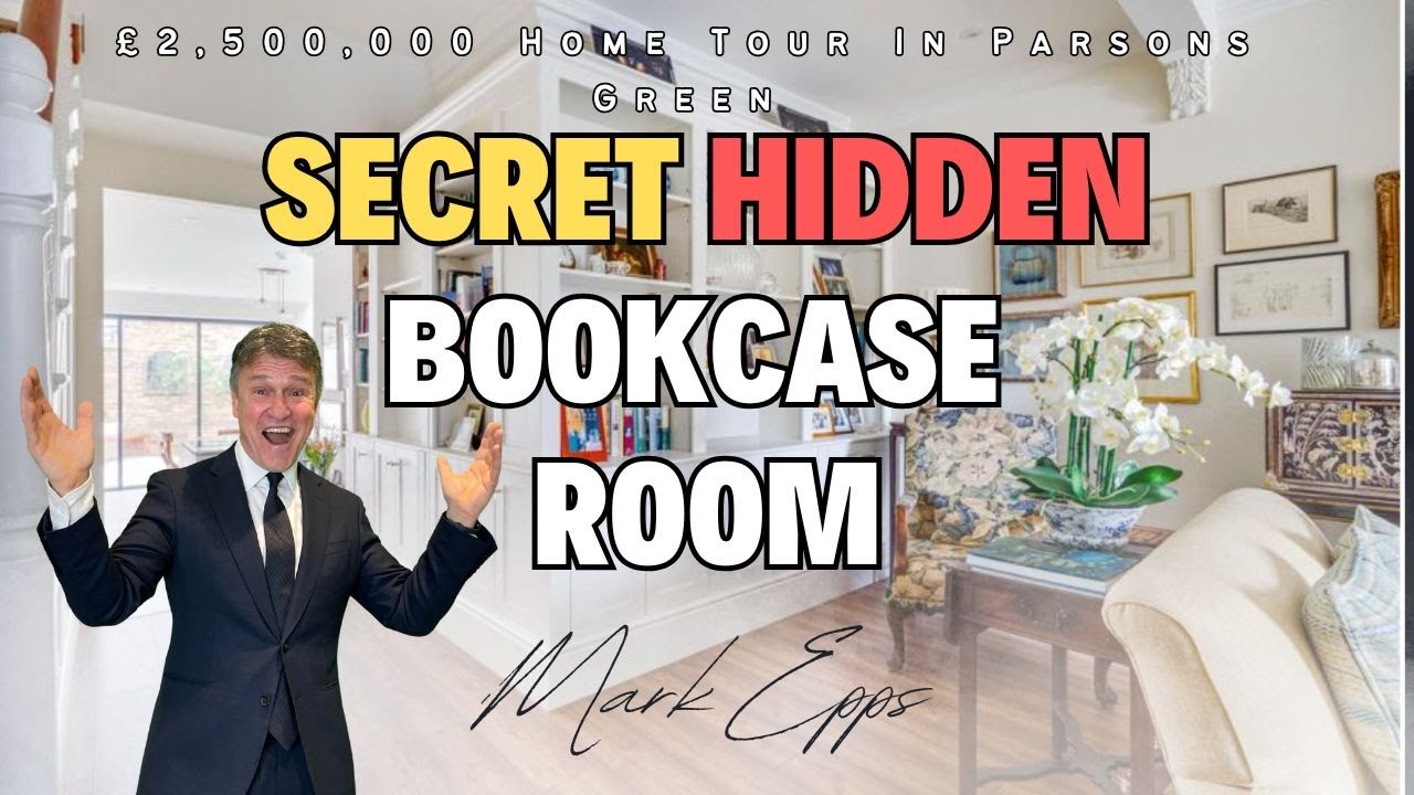 £2,500,000 Home Tour In Parsons Green - (With A Secret Hidden Bookcase Room)