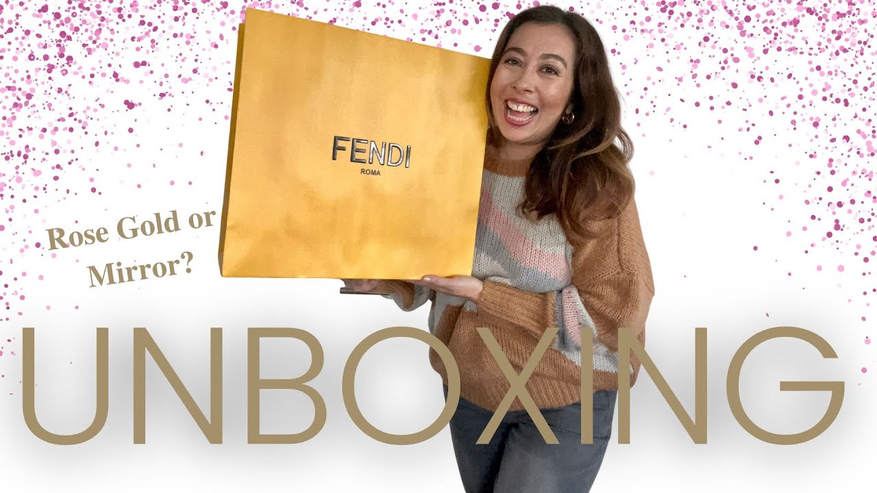 Fendi Baguette Unboxing I 25th Anniversary, Mirror or Rose Gold Sequin? So STUNNING!