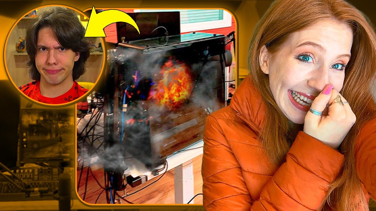 COLOQUEI FOGO NO COMPUTADOR DO MEU IRMÃO/SKORPION!?!?! (Trolagem)